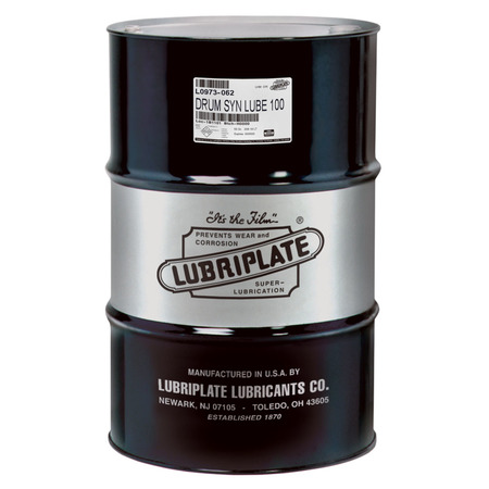 LUBRIPLATE Syn Lube 100, Drum, Synthetic Pao Fluid For Air Compressors And Circulating Systems, Iso-100 L0973-062